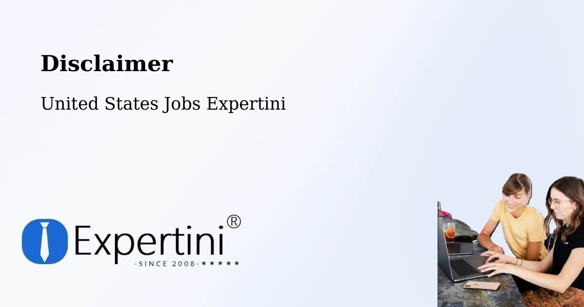 Disclaimer – Bowie - United States Jobs Expertini