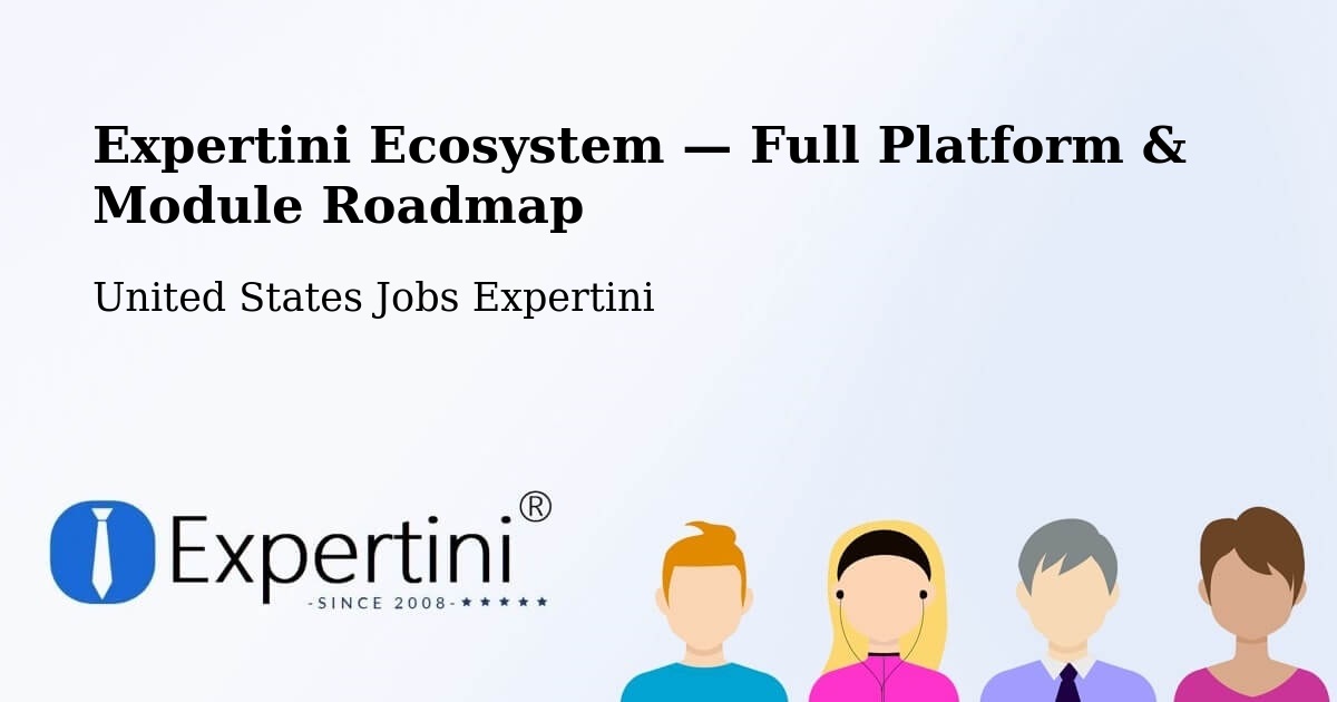 Expertini Ecosystem — Full Platform & Module Roadmap – Bowie